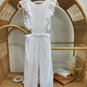 eyelet jumper with open sides